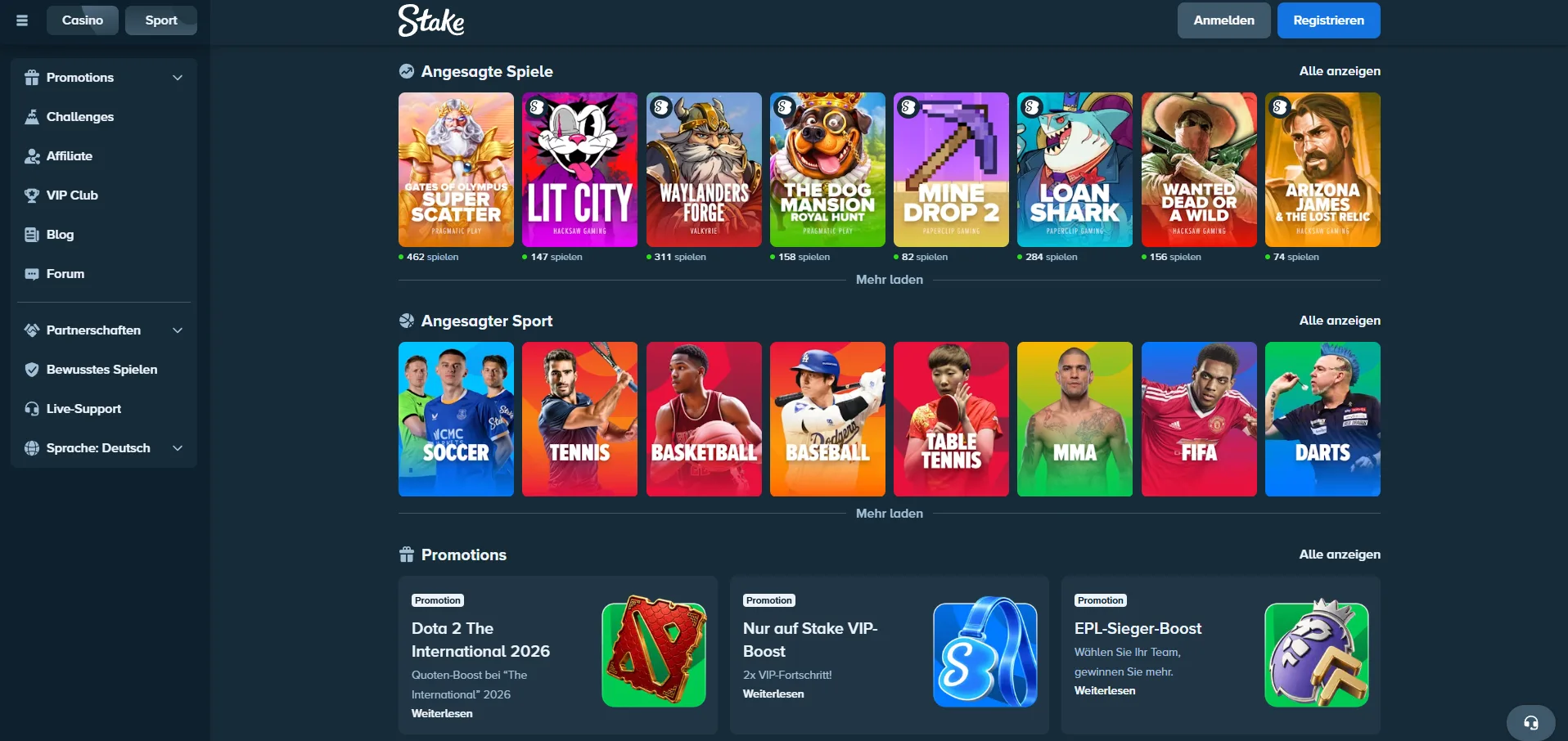 Stake Casino Anmelden